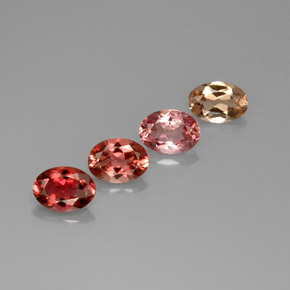 Achetez naturel ct multicolore tourmaline gems, coupe ovale, en provenance nigeria chez gemselect. en stock, livraison internationale!