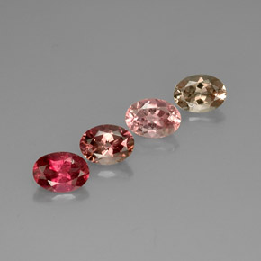 Achetez naturel ct multicolore tourmaline gems, coupe ovale, en provenance nigeria chez gemselect. en stock, livraison internationale!