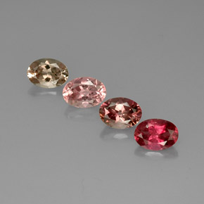 Achetez naturel ct multicolore tourmaline gems, coupe ovale, en provenance nigeria chez gemselect. en stock, livraison internationale!