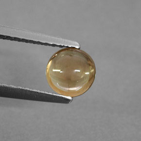 Tourmaline jaune naturelle transparent, 0,74 ct, transparent / translucide