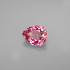 Tourmaline rose naturelle en forme de poire, 0,66 ct, VS