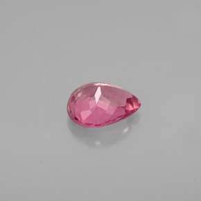 Tourmaline rose naturelle en forme de poire, 0,66 ct, VS