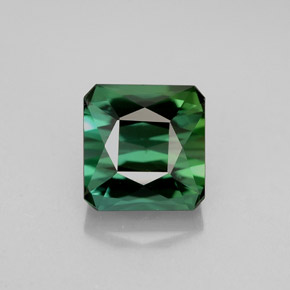 Tourmaline vert naturelle taille émeraude, 2,23 ct, VVS-VS