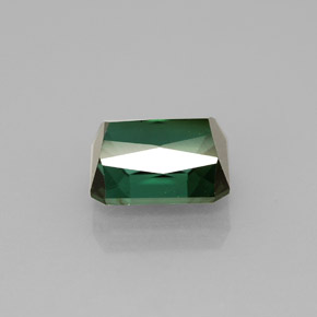 Tourmaline vert naturelle taille émeraude, 2,04 ct, VS