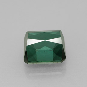 Tourmaline vert naturelle taille émeraude, 1,81 ct, VVS-VS