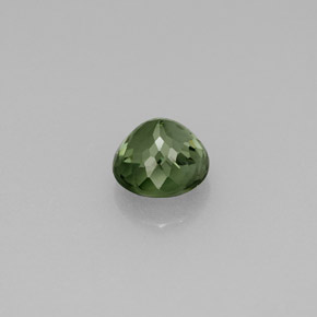 Tourmaline vert naturelle coupe roude, 0,93 ct, VVS