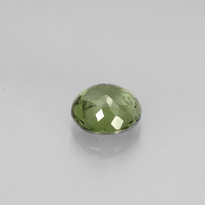 Tourmaline vert naturelle coupe roude, 0,80 ct, VVS