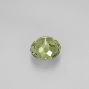 Tourmaline vert naturelle coupe roude, 0,80 ct, VVS