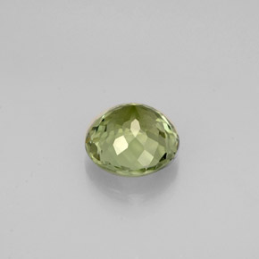 Tourmaline vert naturelle coupe roude, 0,88 ct, VVS