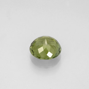 Tourmaline vert naturelle coupe roude, 1,15 ct, VVS-VS