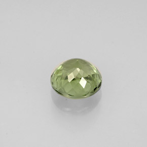 Tourmaline vert naturelle coupe roude, 0,87 ct, VVS-VS