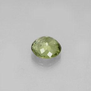 Tourmaline vert naturelle coupe roude, 0,68 ct, VVS