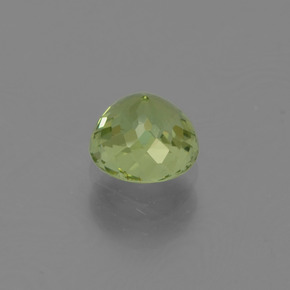 Tourmaline vert naturelle coupe roude, 0,76 ct, VVS