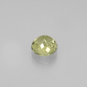 Tourmaline vert naturelle coupe roude, 0,62 ct, VVS