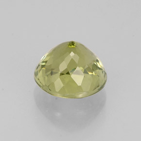Tourmaline vert naturelle coupe roude, 0,95 ct, VVS-VS