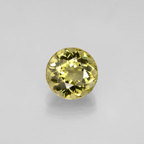 Tourmaline or naturelle coupe roude, 0,99 ct, VVS