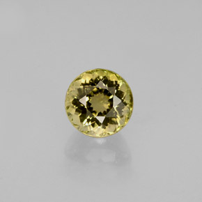 Tourmaline or naturelle coupe roude, 0,82 ct, VVS