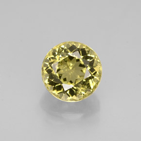 Tourmaline or naturelle coupe roude, 0,98 ct, VVS-VS