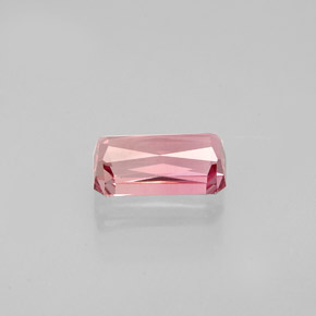 Tourmaline rose naturelle taille émeraude, 0,89 ct, VVS