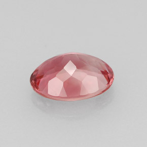 Tourmaline rose naturelle coupe ovale, 1,32 ct, VVS-VS