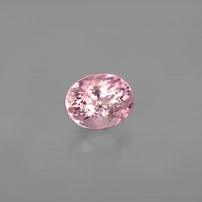 Tourmaline rose naturelle coupe ovale, 0,79 ct, SI