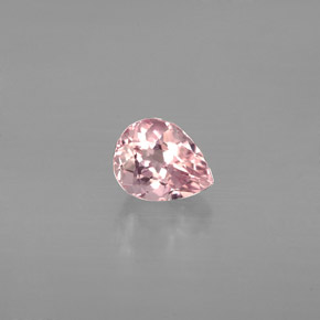 Tourmaline rose naturelle en forme de poire, 0,61 ct, VVS-VS