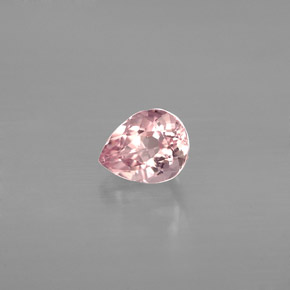Tourmaline rose naturelle en forme de poire, 0,61 ct, VVS-VS