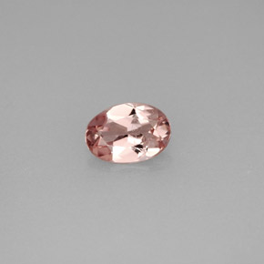 Tourmaline rose naturelle coupe ovale, 0,64 ct, VVS-VS