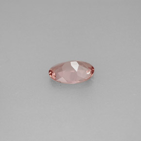 Tourmaline rose naturelle coupe ovale, 0,64 ct, VVS-VS