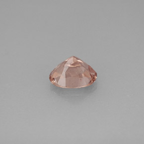 Tourmaline rose naturelle coupe ovale, 0,89 ct, VS