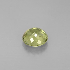 Tourmaline vert naturelle coupe roude, 0,76 ct, VVS-VS