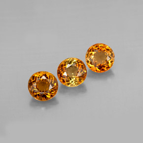 Achetez naturel ct orange tourmaline gems, coupe roude, en provenance mozambique chez gemselect. en stock, livraison internationale!