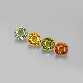 Achetez naturel ct multicolore tourmaline gems, coupe roude, en provenance mozambique chez gemselect. en stock, livraison internationale!