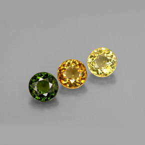 Achetez naturel ct multicolore tourmaline gems, coupe roude, en provenance mozambique chez gemselect. en stock, livraison internationale!