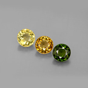 Achetez naturel ct multicolore tourmaline gems, coupe roude, en provenance mozambique chez gemselect. en stock, livraison internationale!