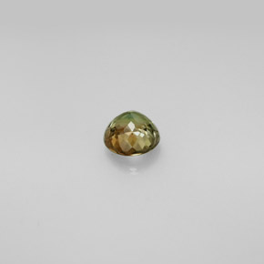 Tourmaline multicolore naturelle coupe roude, 0,55 ct, VVS-VS