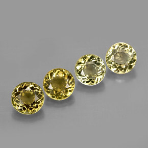 Achetez naturel ct jaune tourmaline gems, coupe roude, en provenance mozambique chez gemselect. en stock, livraison internationale!