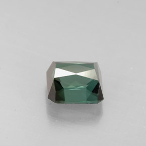 Tourmaline vert naturelle taille émeraude, 1,45 ct, VVS-VS