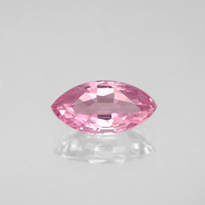 Tourmaline rose naturelle marquise, 1,30 ct, VS-SI