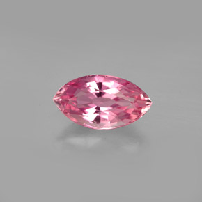 Tourmaline rose naturelle marquise, 1,55 ct, VVS-VS