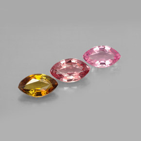 Achetez naturel 1,96ct multicolore tourmaline gems, marquise, en provenance mozambique chez gemselect. en stock, livraison internationale!