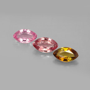Achetez naturel 1,96ct multicolore tourmaline gems, marquise, en provenance mozambique chez gemselect. en stock, livraison internationale!