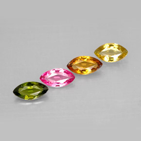Achetez naturel ct multicolore tourmaline gems, marquise, en provenance mozambique chez gemselect. en stock, livraison internationale!