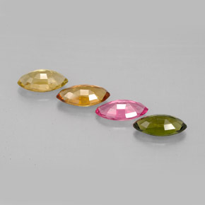 Achetez naturel ct multicolore tourmaline gems, marquise, en provenance mozambique chez gemselect. en stock, livraison internationale!