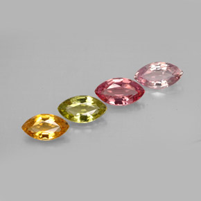 Achetez naturel ct multicolore tourmaline gems, marquise, en provenance mozambique chez gemselect. en stock, livraison internationale!