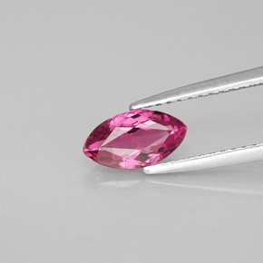 Tourmaline rose naturelle marquise, 0,86 ct, VVS-VS