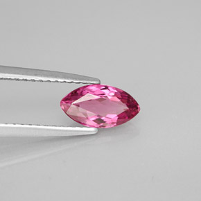 Tourmaline rose naturelle marquise, 0,86 ct, VVS-VS