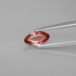 Tourmaline rose naturelle marquise, 0,48 ct, VVS-VS