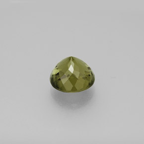 Tourmaline vert naturelle coupe roude, 1,53 ct, VS