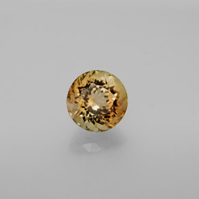 Tourmaline multicolore naturelle coupe roude, 1,38 ct, VVS-VS
